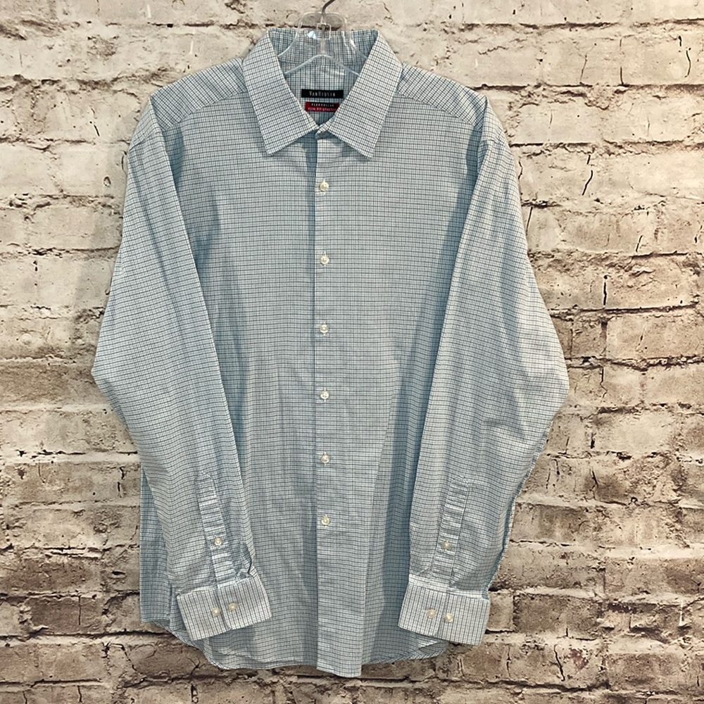 Van Heusen flex collar, slim fit, stretch men’s shirt